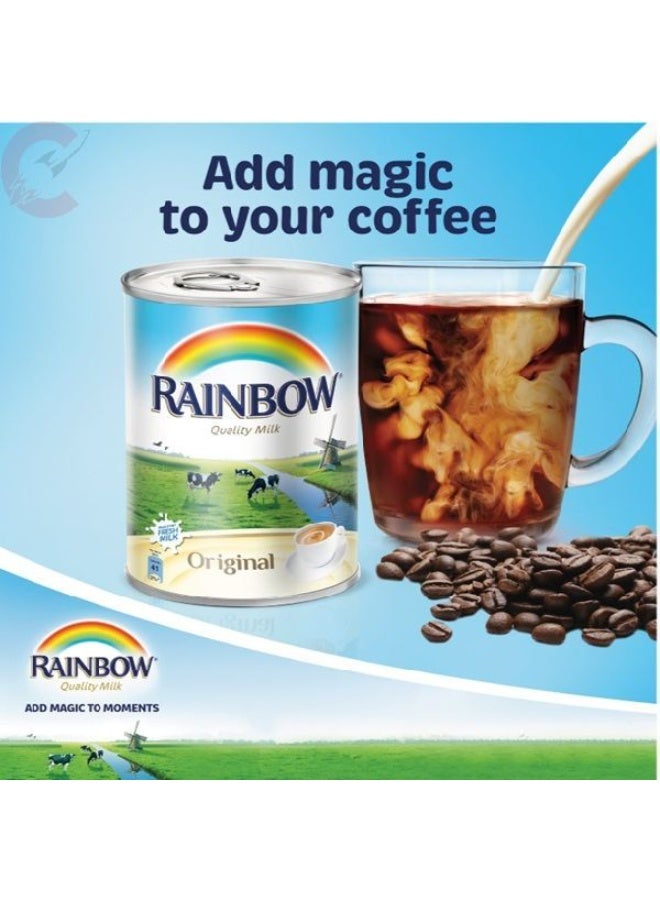 Rainbow Original Vitamin D Evaporated Milk – 96 Pack of 170g Tins | Fortified Dairy for Rich Taste & Nutrition - Image 3